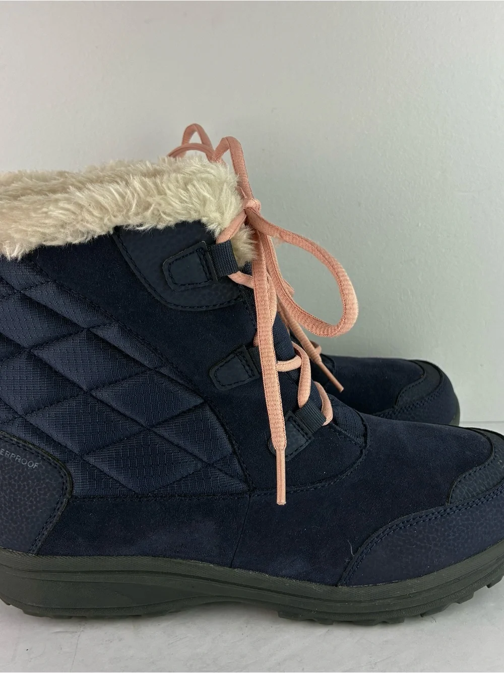 Columbia Navy Blue Ice Maiden Shorty Boots